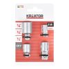 Kreator adapter készlet 1/4" 3/8" 1/2" 4db-os KRTH30802