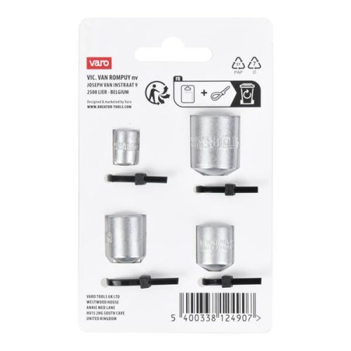 Kreator adapter készlet 1/4" 3/8" 1/2" 4db-os KRTH30802