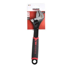   Kreator állítható villáskulcs gumis markolattal 300mm Pro KRTH31304