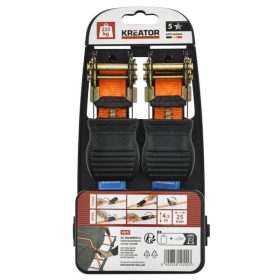   Kreator rakományrögzítő, nagy teherbírású 225kg 4,5m 2db KRTH40806