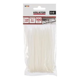 Kreator kábelkötegelő fehér 2,5X120mm 100db KRTH41002