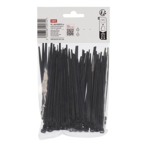 Kreator kábelkötegelő fekete 4,8X120mm 100db KRTH41103