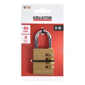 Kreator lakat 40 mm számzáras KRTH41209