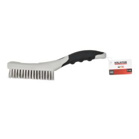 Kreator drótkefe műanyag nyéllel 4 soros acél KRTH50007