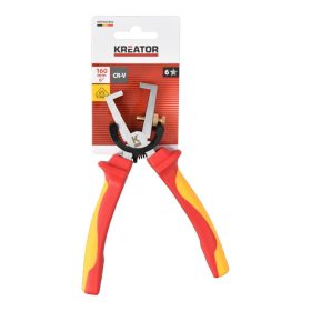Kreator blankoló fogó szigetelt 160mm VDE KRTH62902