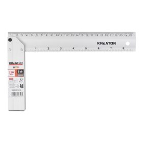 Kreator derékszög 250mm alumínium KRTH70501