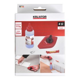 Kreator kicsapózsinór+krétapor+ vízmérték KRTH73101
