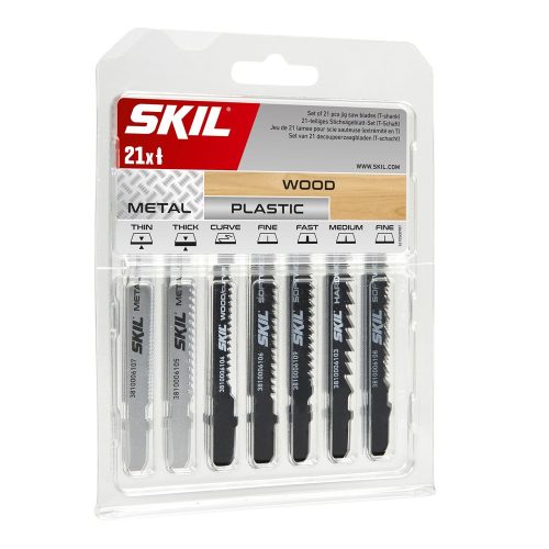 SKIL RED 2610S00920 T-szár szúrófűrészlap készlet 21 részes