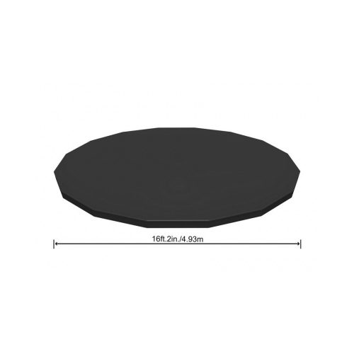 Bestway 58249 takarófólia 488 cm fémvázas medencéhez, fekete  (8050204)