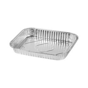   STR grill alu téglalap alakú tál 32x26x4,5 cm  3db/csomag  (2212285)