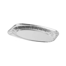  STR grill alu ovális alakú tál 35x24x2,6 cm   3db/csomag  (2212289)