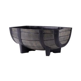   STR GDA Woodeff 817 natural virágcserép 41x29x19 cm (256801)