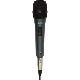 SAL M 8 kézi mikforon fém, sötétkék XLR-6,3 mm