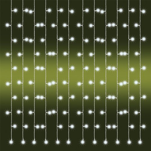 HOME KAF 210LC LED-es jégcsap fényfüggöny, 2x1 m, IP44, 230 V