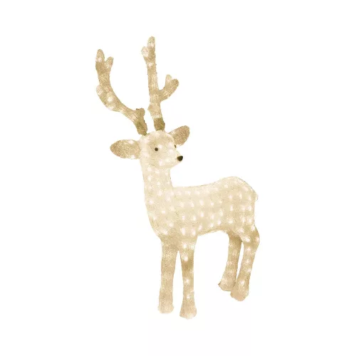 HOME KDA 40 LED-es rénszarvas dekoráció 50x83cm