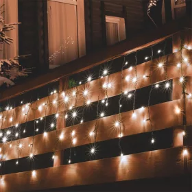   HOME KSF 50F/WW LED-es sorolható, villogó jégcsap fényfüzér melegfehér,hidegfehér 3m