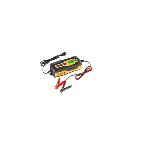 PowerPlus sárga akkumulátor töltő  160W/10A/200AH  POWX4207