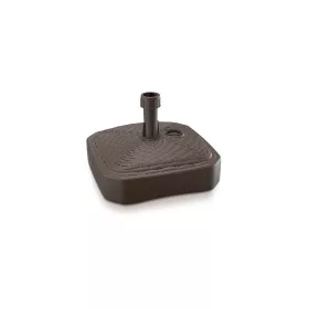   STR napernyő talp, műanyag rattan mintás barna 390mm MPKR (802263)