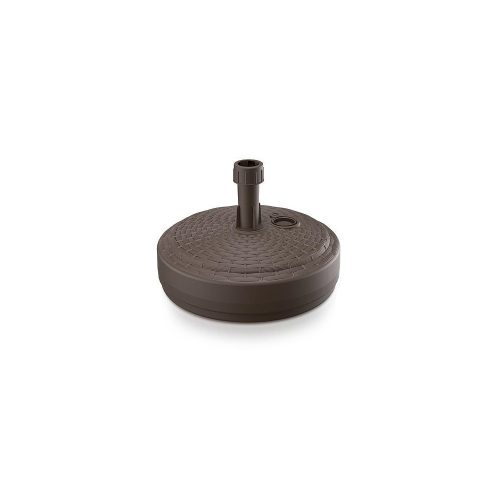 STR napernyő talp, műanyag rattan mintás barna 390mm MPOR (802269)