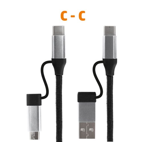 HOME USB MULTI 4in1 USB töltőkábel 1,5 m