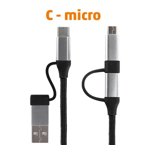 HOME USB MULTI 4in1 USB töltőkábel 1,5 m
