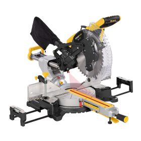   PowerPlus sárga teleszkópos lézeres kétirányú gérvágó 305mm 2200W POWX075750DB