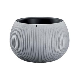   STR Bowl beton hatású virágcserép szürke 29/19x20 cm (255510)