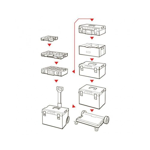 QBRICK System One Box Cart Basic szerszámos láda  (239345)