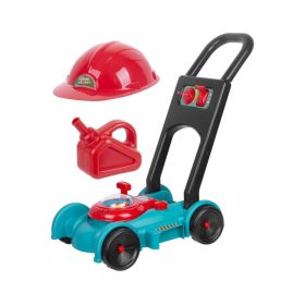   STR játék fűnyíró sisakkal és kannával, műanyag (802443)