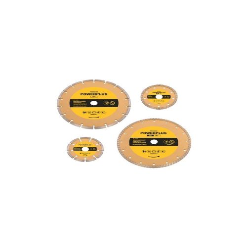 PowerPlus sárga sarokcsiszoló szett 230mm 2000W + 115mm 750W POWX06250