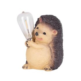   STR kerti dekoráció, sündisznó 17,5x18x23cm solar (8091252)