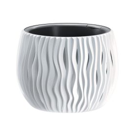   STR SANDY Bowl 240 virágcserép fehér 238x161 mm betétes (255002)