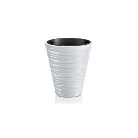   STR SAND 350 virágcserép fehér 345x385 mm betétes (255404)