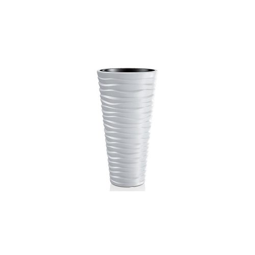 STR SAND Slim 400 virágcserép fehér 390x750 mm betétes (255407)