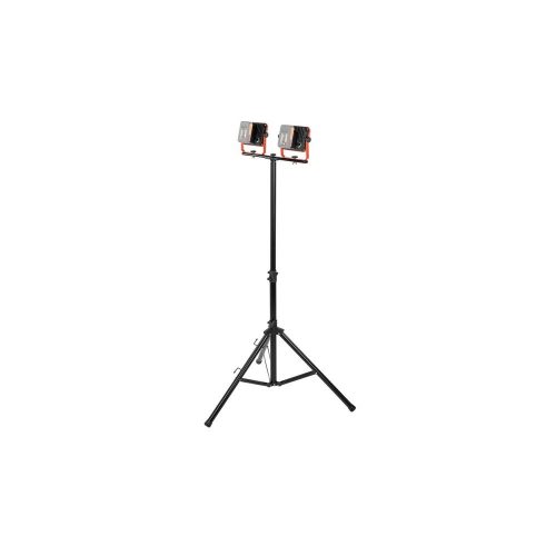 PowerPlus Dual power akkus LED fényszóró alapgép állványos 220-240V 2x20V 2x50W  POWDP8035