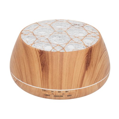 Home AD 400 WIFI aroma diffúzor fa kivitel, hangulatfénnyel