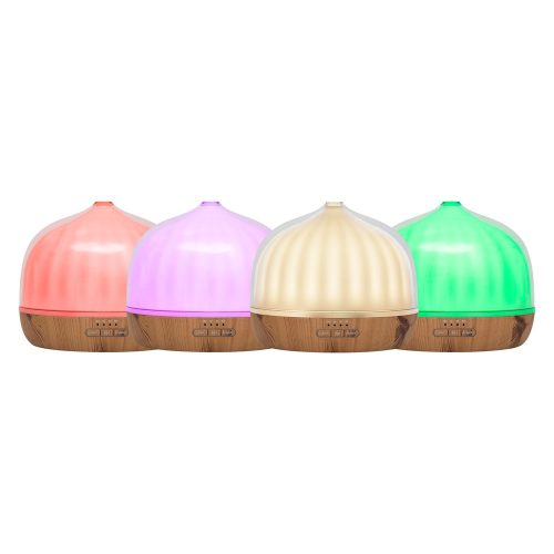 Home AD 500 aroma diffúzor porcelán/fa kivitel, hangulatfénnyel