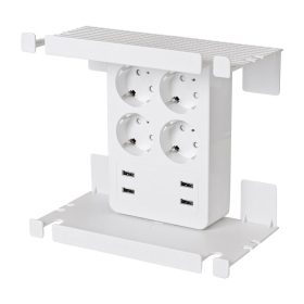   HOME NV 4 USB tálcás, USB-s elosztó 4 aljzat, 4 USB fehér