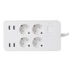 HOME NV 4 WIFI smart elosztó 4 aljzat, 4 USB fehér 1,5m