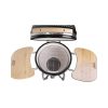 STR Kamado Egg 21 grillsütő fekete 130x73x122 cm  (2212372)