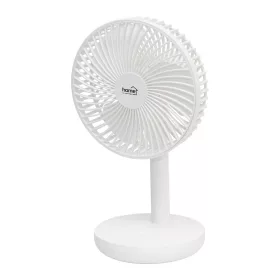   HOME TF 14B akkumulátoros asztali ventilátor fehér 14 cm 5 W