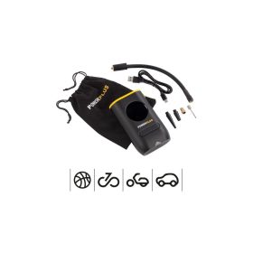   PowerPlus sárga kézi kompresszor 8V 4 fúvókával  POWX1710