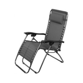   STR SONORA gravitációs napozószék szürke 188x55x27 cm (802547)