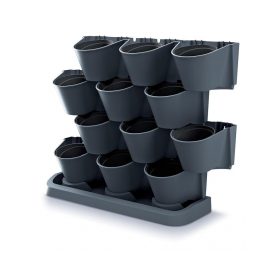   STR Cascade függőleges virágcserép 685x190x546mm, antracit (255571)
