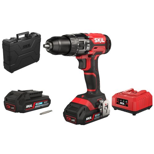 SKIL RED CD1E3020HD akkus ütvefúró 2x2,0Ah 20 V+ koffer  ##