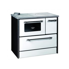   STR 701 OMEGA Kuzine kályha tűzhellyel,sütővel, balos kimenet  9,32 kW 130 mm fehér (2211690)