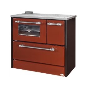   STR 701 OMEGA Kuzine kályha tűzhellyel,sütővel, balos kimenet  9,32 kW 130 mm barna (2211692)