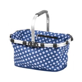   STR Flora bevásárlókosár kék, max. 5 kg, 43x23x38cm (2172567)