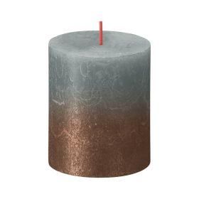   STR Bolsius Rustic Sunset henger gyertya eukaliptusz zöld+réz 80/68mm (2172608)