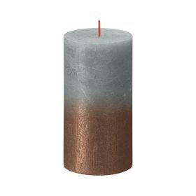   STR Bolsius Rustic Sunset henger gyertya eukaliptusz zöld+réz 130/68mm (2172613)